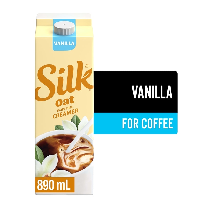 Silk Oat for Coffee, Vanilla, Plant Based, Dairy Free Coffee