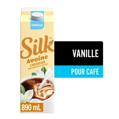 Silk avoine pour café, saveur vanille, sans produits laitiers 890 ml, 0,56 $/100ml