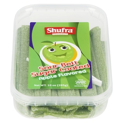 Gesher Kosher Sour Belt Sugar Coated Apple Flavored 285 g, $2.38/100g