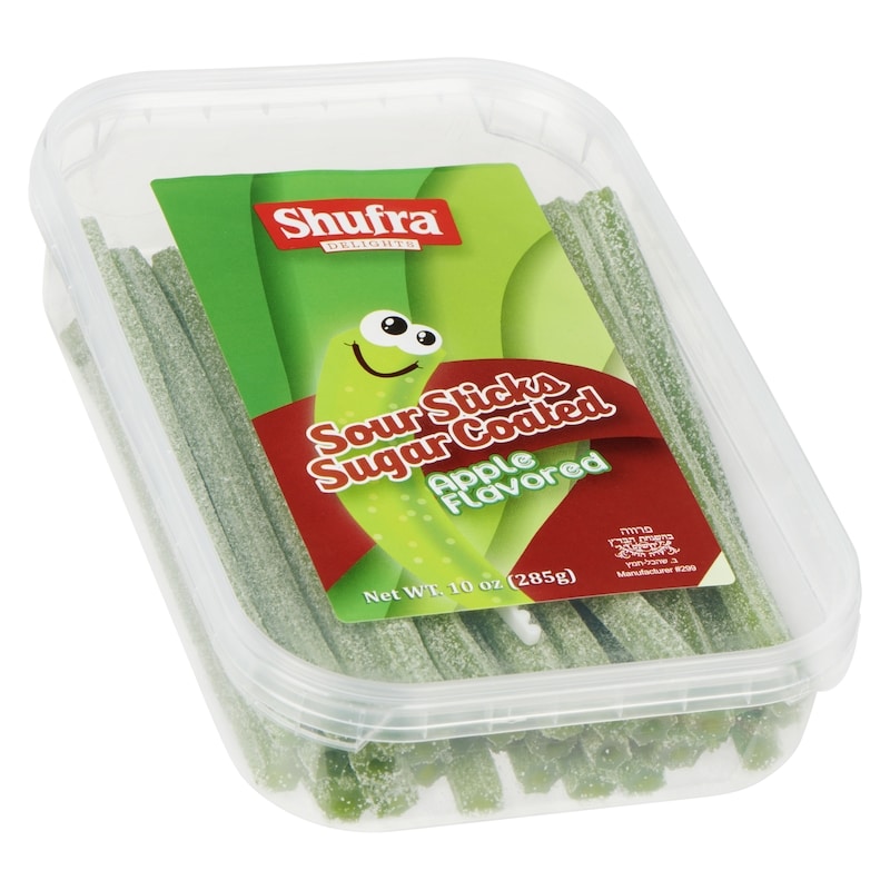 Sour Sticks Sugar Coated Apple Flavored