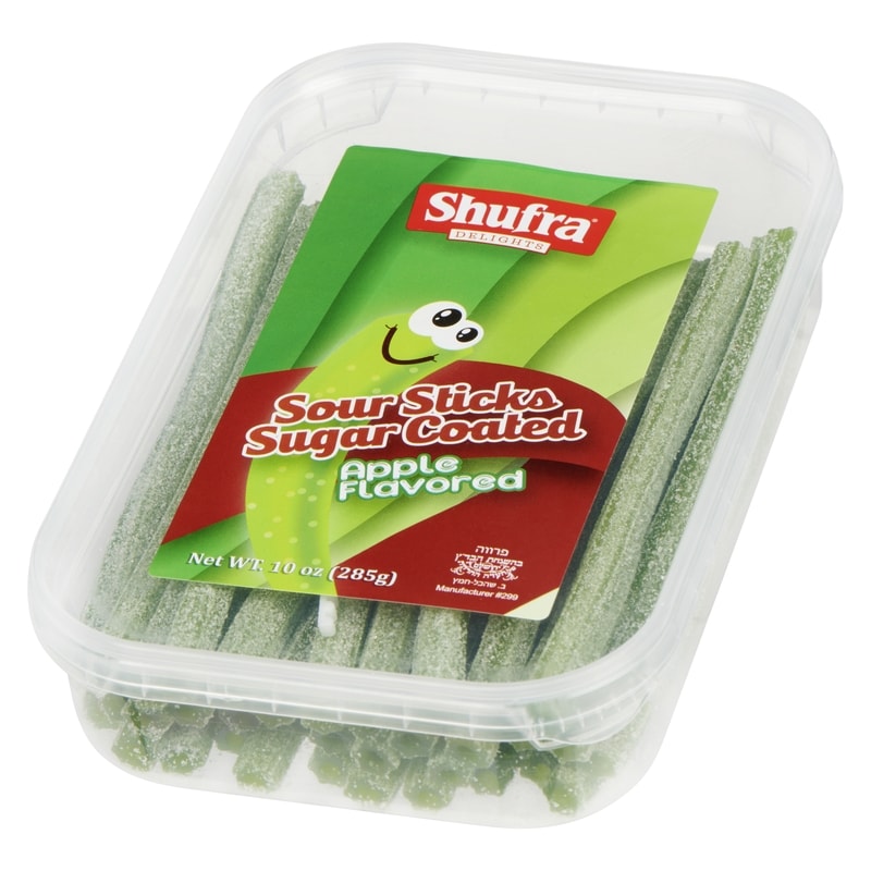Sour Sticks Sugar Coated Apple Flavored