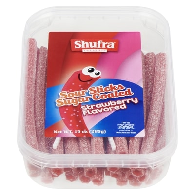 Gesher SHUFRA BATONS ACIDULES FRAISE 285 g, 2,63 $/100g