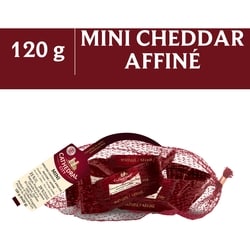 CATHEDRAL CITY CHEESE Fromage mini cheddar affiné 120 g, 5,41 $/100g
