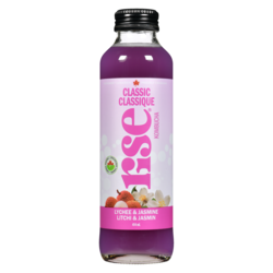 Rise Kombucha Lychee & Jasmine 414 ml, $1.08/100ml