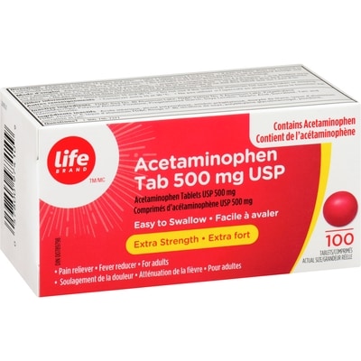 Acétaminophène Life 500 mg