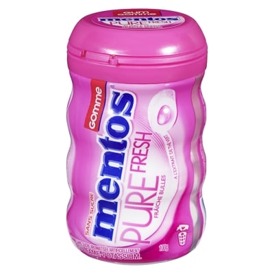 Mentos Gomme balloune sans sucre Pure Fresh, 50 morceaux 50 ea, 0,12 $/1ch