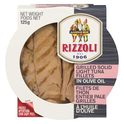 Rizzoli Grilled Tuna Fillets 125 g, $7.59/100g