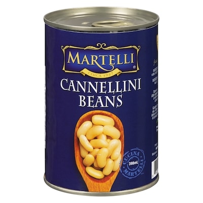 Martelli It Cannellini Beans     398 ml, $0.50/100ml