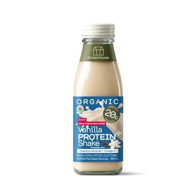 Greenhouse Organic Shake Vanilla Almond Brekky 300 ml, $1.66/100g