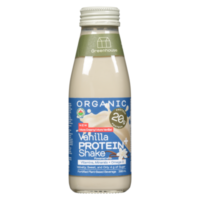 Greenhouse Organic Shake Vanilla Almond Brekky 300 ml, $2.00/100g