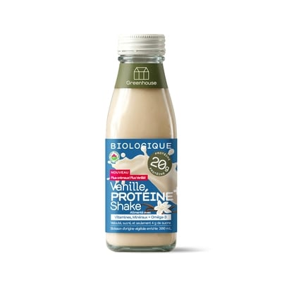 Greenhouse Shake Protéiné Vanille 300 ml, 2,33 $/100g