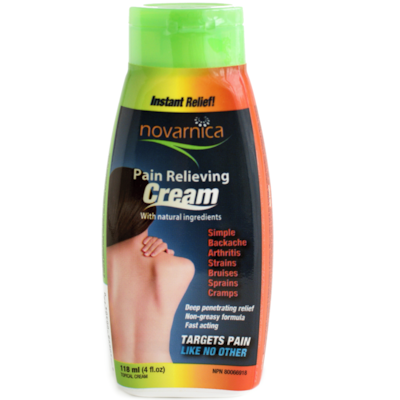 Novarnica Pain Relieving Cream 118 ml, $10.14/100ml