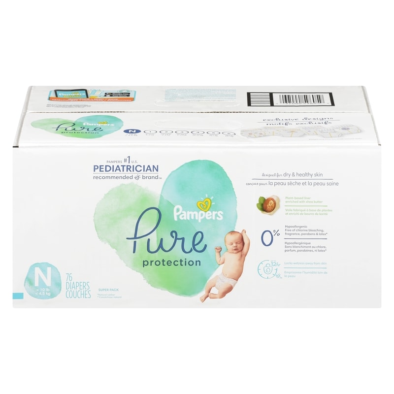 Pure Protection Diapers Size 0 76 Count