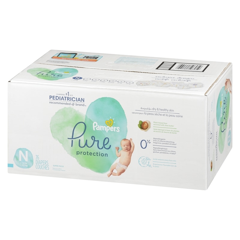 Pure Protection Diapers Size 0 76 Count