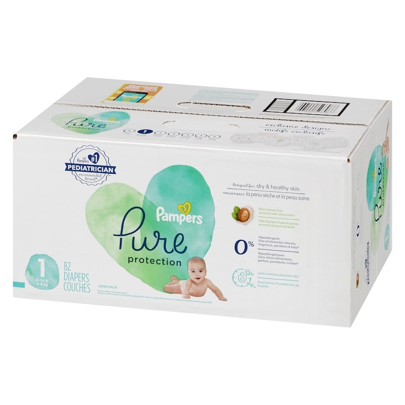 Pure Protection Diapers Size 1 82 Count