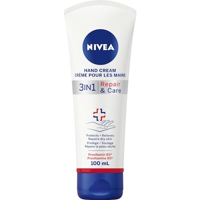 Nivea Crème pour les mains 3 en 1 Repair & Care 100 ml, 8,29 $/100ml