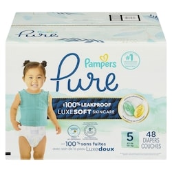 Pampers Pure Protection Diapers Size 48 Count 48 ea Atlantic