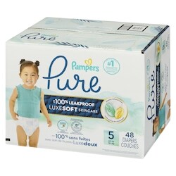 Pampers Pure Protection Diapers Size 48 Count 48 ea Atlantic