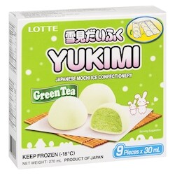 つむぎ Lotte Green Tea Japanese Mochi Ice Confectionary - 270 g | Maxi