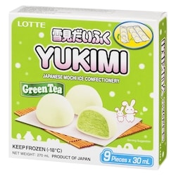 希少　162 GUMMYS Muscat Green Ice Cream Lotte Green Tea Japanese Mochi Ice Confectionary - 270 g