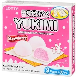 Lotte Ice Cream, Strawberry Japanese Mochi Ice Confectionary - 270