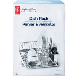 President's Choice Stainless Steel Dish Rack L - 1 ea | Real