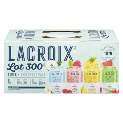Lacroix Lacroix Lot 300 Mix Pack (ID required at pick-up) 8x355.0 ml, $0.70/100g