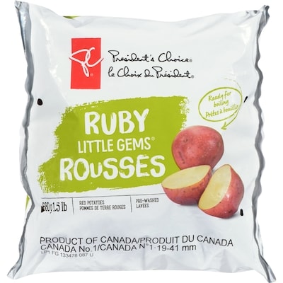 President's Choice Ruby Little Gems Potatoes 0.68 kg, $0.81/100g
