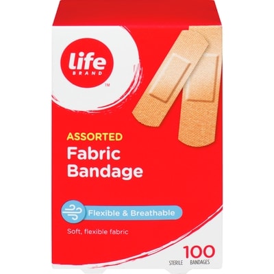 Life Brand Fabric Bandage 100 ea, $0.07/1ea