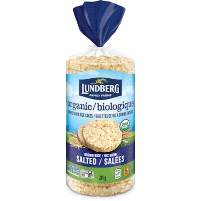 Lundberg Organic Rice Cakes, Salted 241 g, $3.23/100g