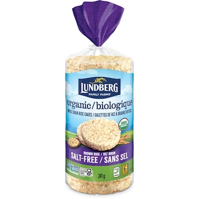 Lundberg Organic Rice Cakes, Salt Free 241 g, $3.23/100g