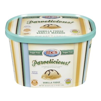 abes Vanilla Fudge Ice Cream 1.65 l, $0.91/100ml