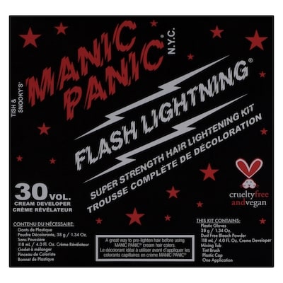 Manic Panic Flash Lightning Hair Lightening Kit 30 Vol. Cream Developer