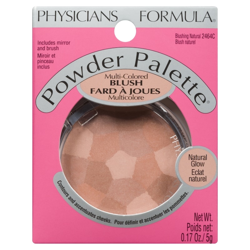 Powder Palette Multi-Colored Blush Blushing Natural 2464c