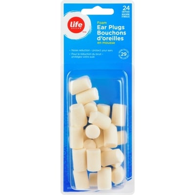 Life Brand Foam Ear Plugs 24 ea, $0.58/1ea
