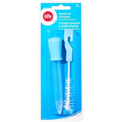 Life Brand Medicine Dropper With Cleaning Brush 1 ea, $2.99/1ea
