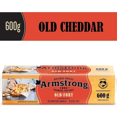 Armstrong Old Cheddar Cheese  600 g, $1.50/100g