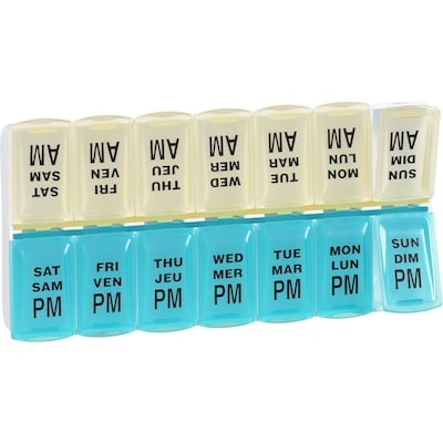 Extra-Large Twice Daily Weekly Pill And Vitamin Planner