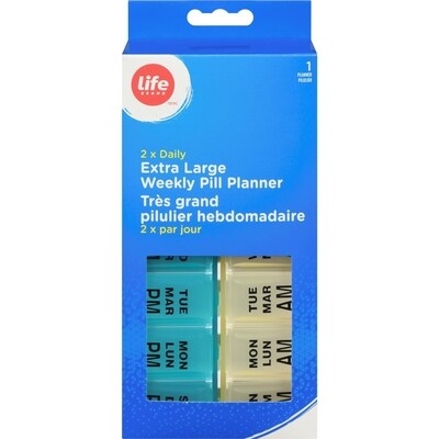 Life Très-grande pilulier deux fois quotidiennement 1 ea, 4,49 $/1ch