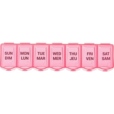 Push and Pop Weekly Pill Planner