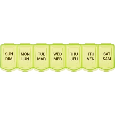Push and Pop Weekly Pill Planner