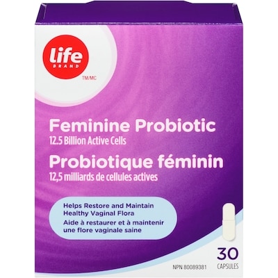Life Brand Feminine Probiotic 30 ea, $0.77/1ea