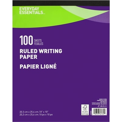 Everyday Essentials Paper Pad 1 ea, $2.50/1ea
