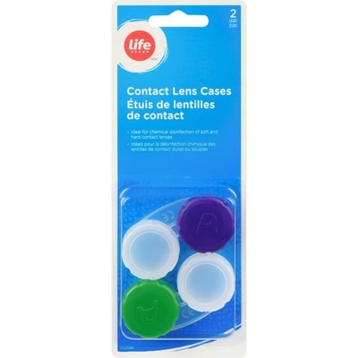 Life Boîtiers pour verres de contactde luxe 2 ea, 2,15 $/1ch