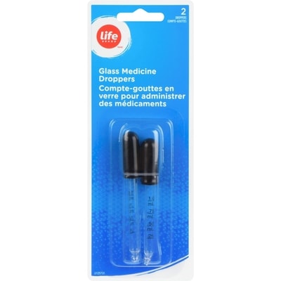 Life Brand Glass Medicine Dropper 2 ea, $1.00/1ea