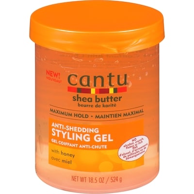 Cantu Gel coiffant anti-chute beurre de karité maintien maximal 524 g, 3,24 $/100g