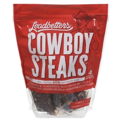 Leadbetters Cowboy Steaks 680 g, $2.20/100g