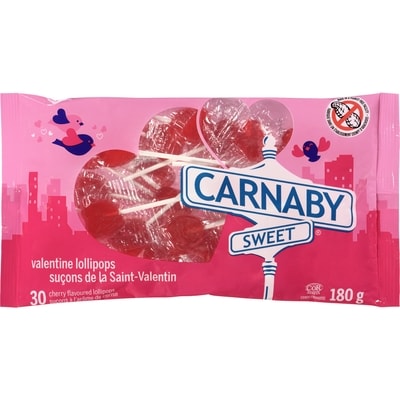 Carnaby Sweet Suçons en forme de cœur Carnaby Sweet, 30 unités 180 g, 2,22 $/100g