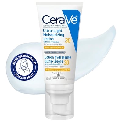 Cerave Ultra Light Moisturizing Lotion with SPF 30 50 ml, $43.98/100ml