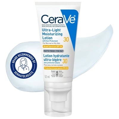 CeraVe Lotion hydratante ultra-légère avec FPS 30 50 ml, 35,18 $/100ml